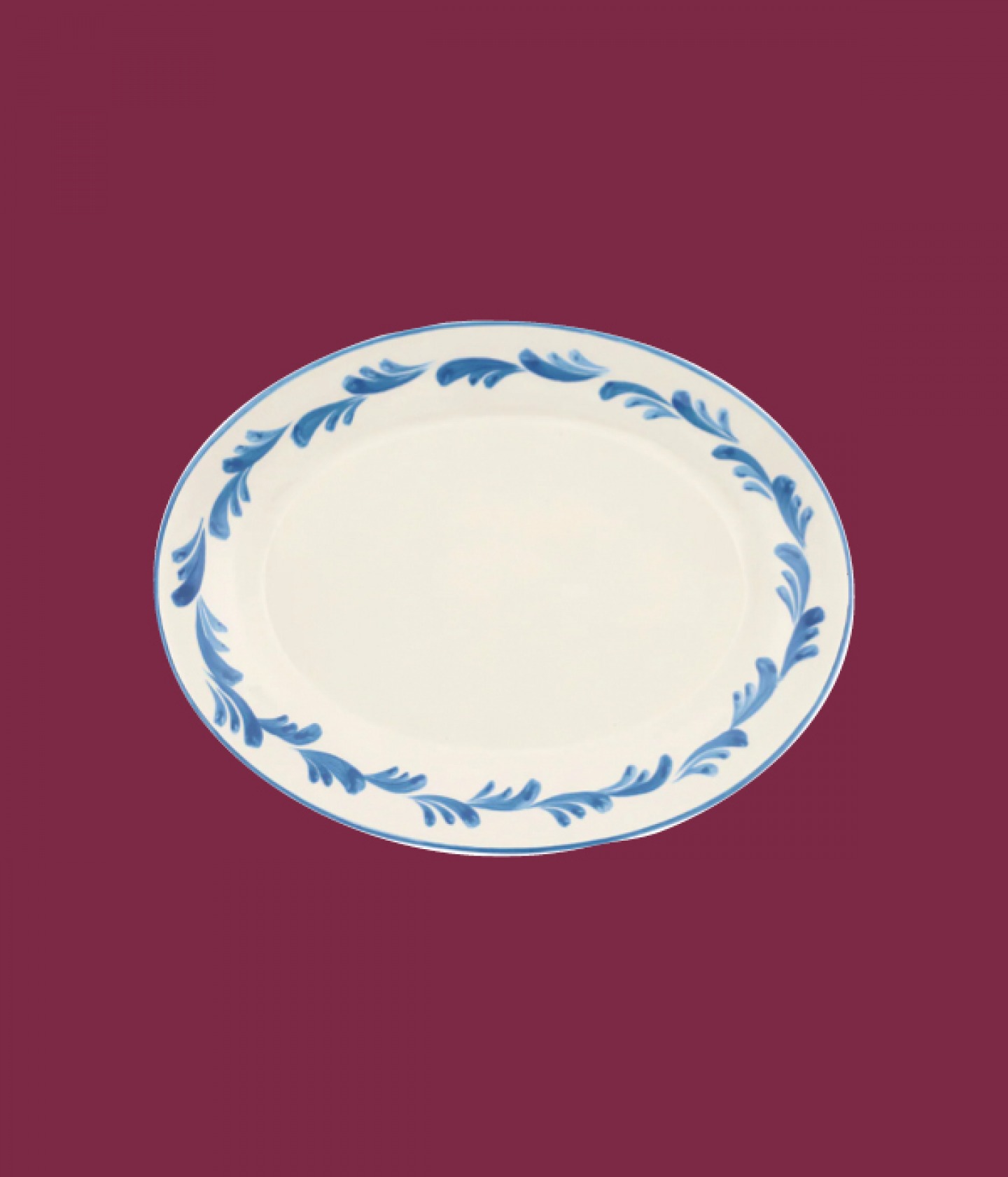 Hand painted platter