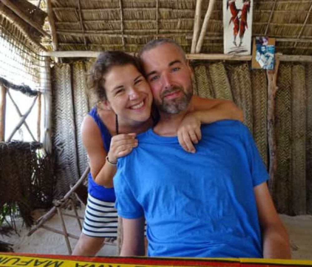 David and Philippa in Tanzania