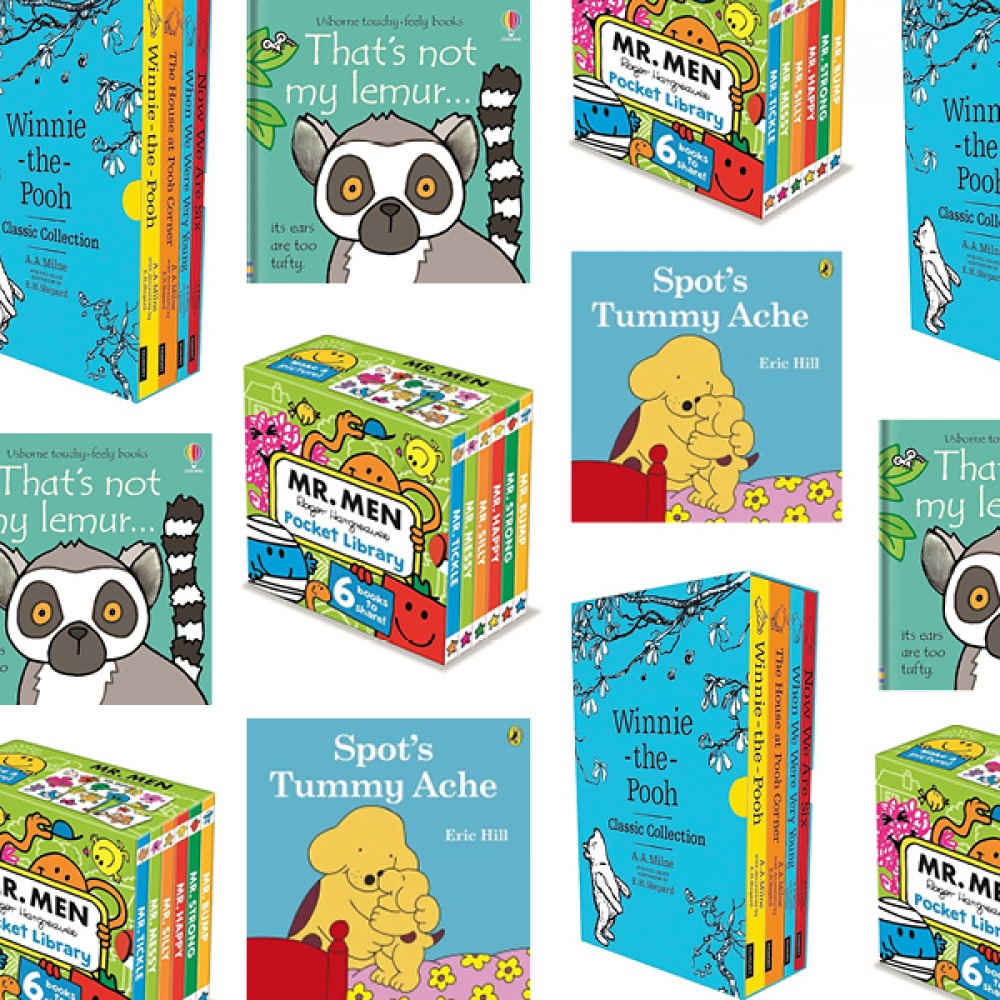 Collage of books