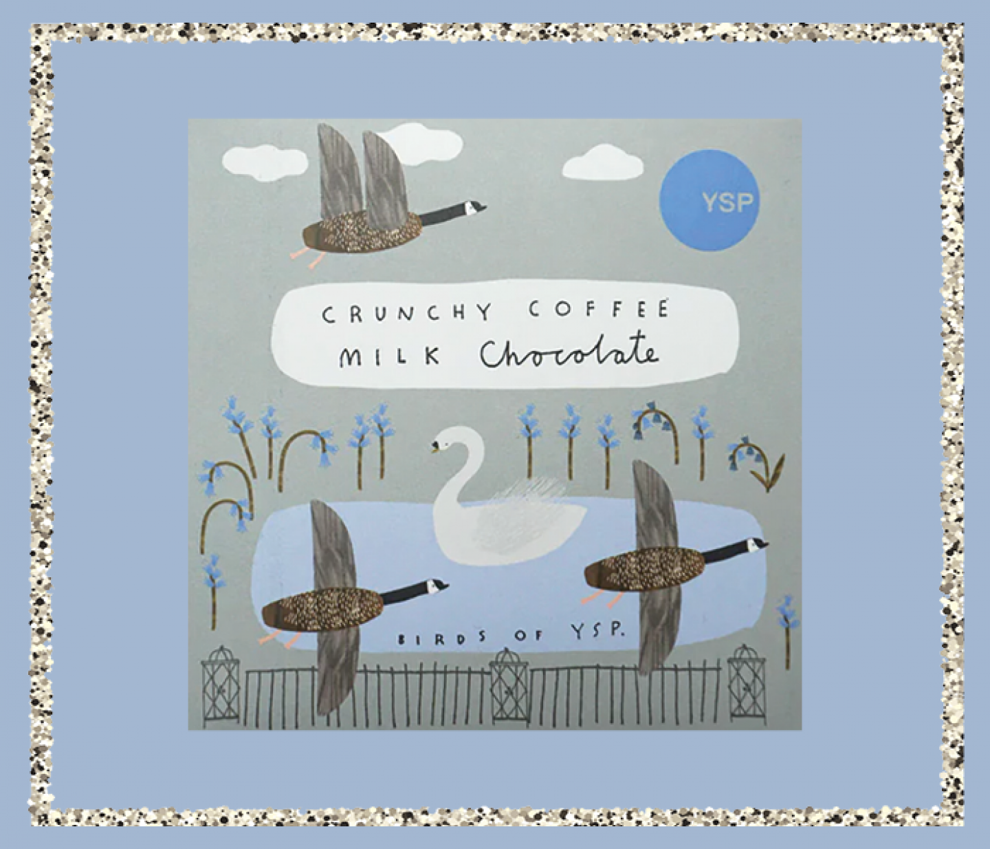 Crunchy coffee milk chocolate