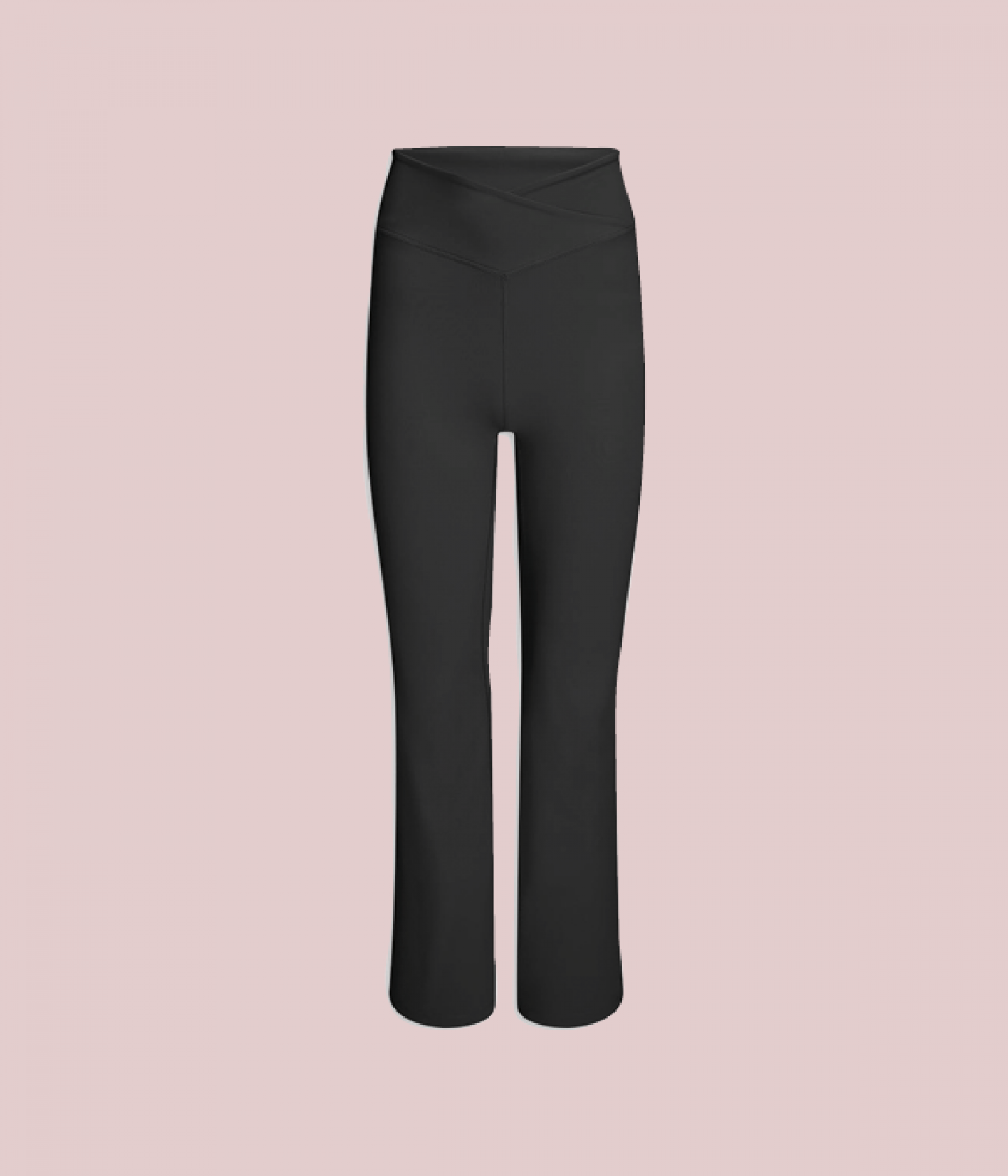 high-waisted flared yoga pant