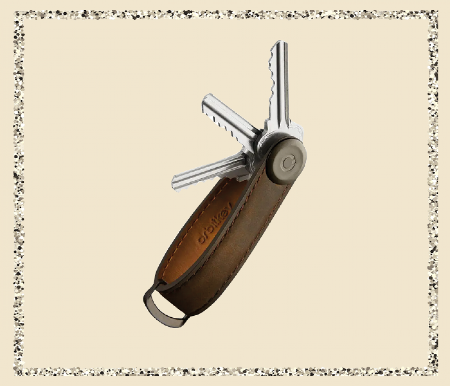 Leather key fob