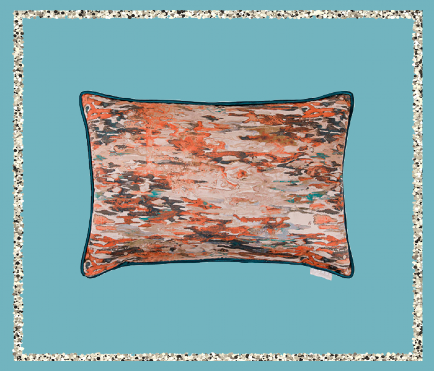 Olitski printed cushion