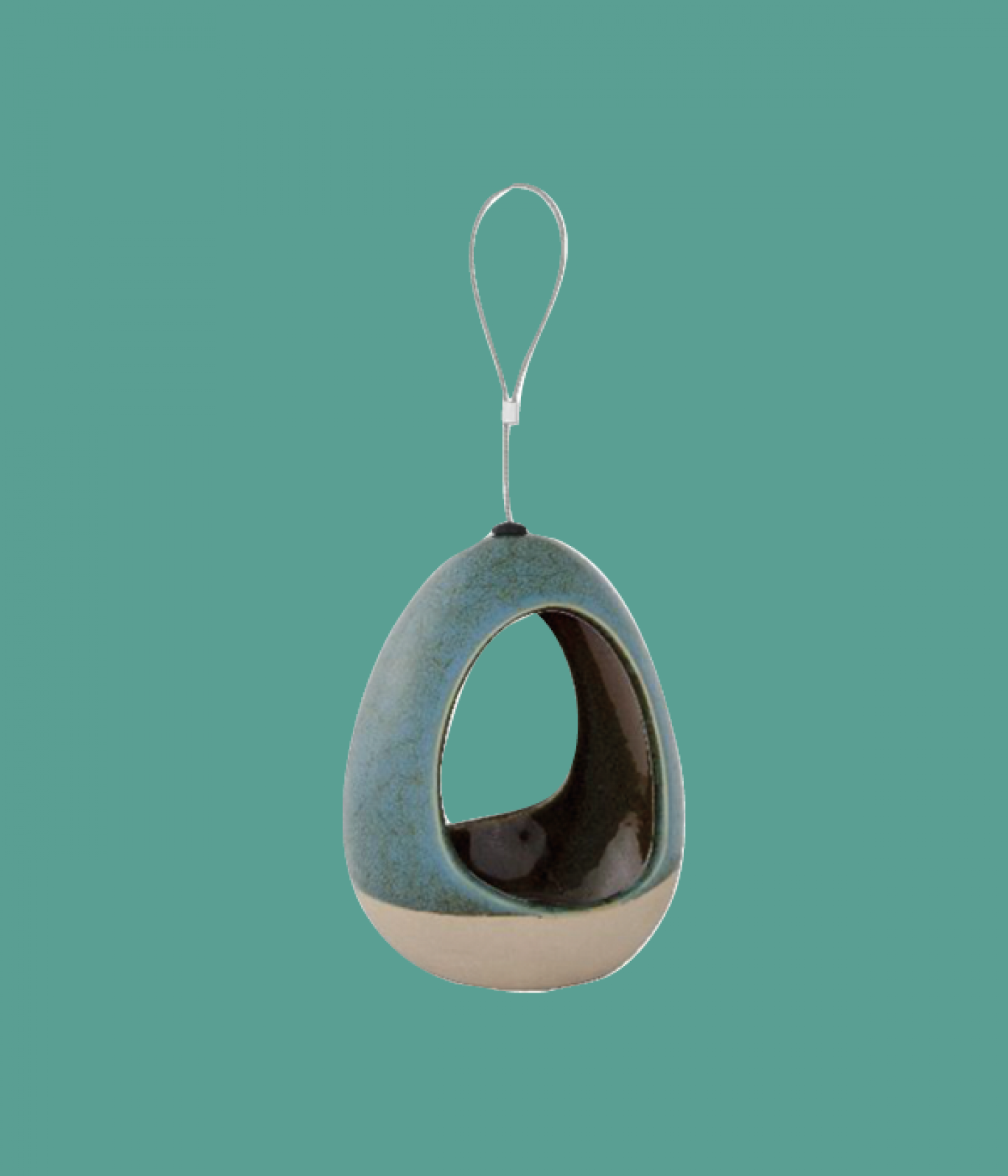 Ceramic hanging water dish