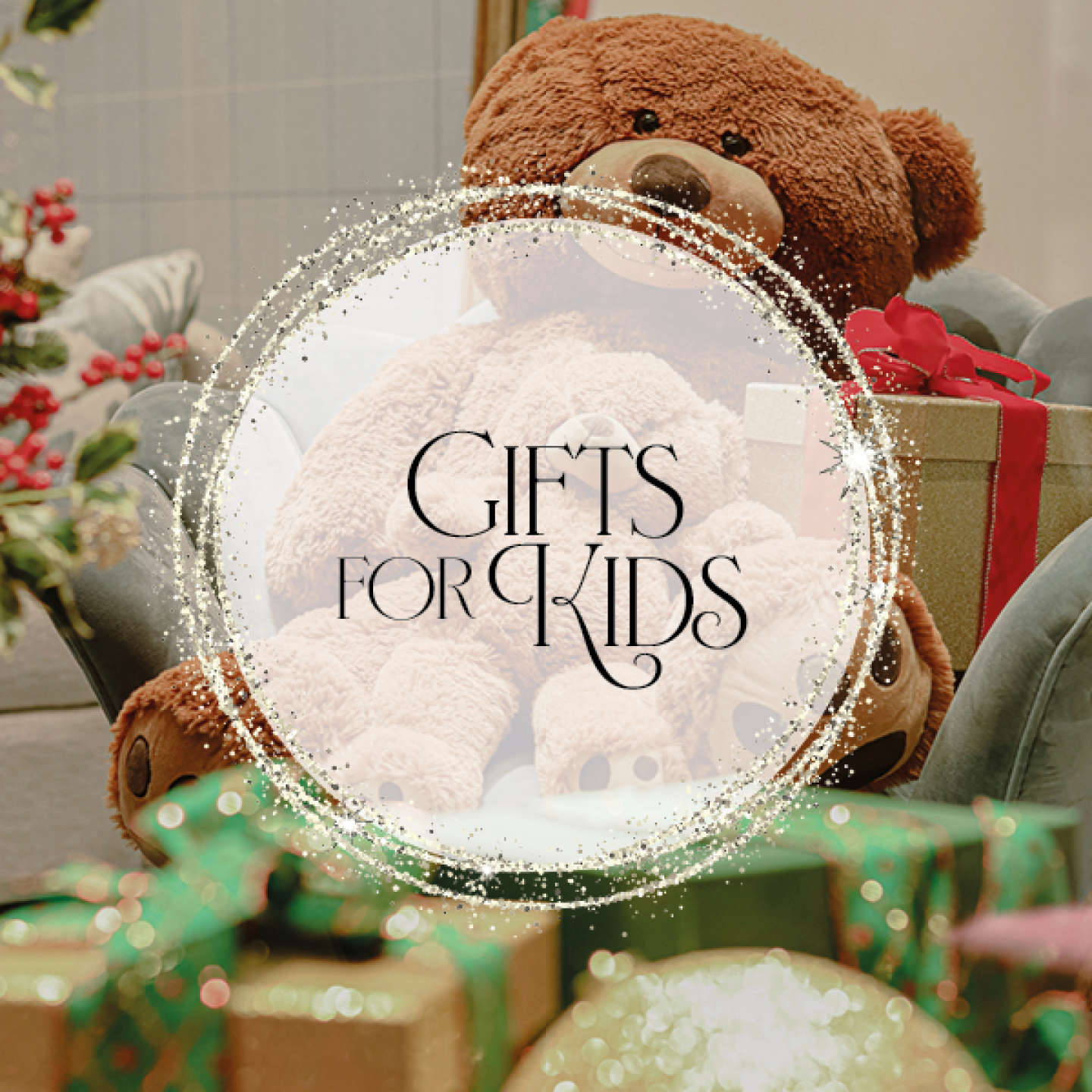 Teddy bear Christmas gift