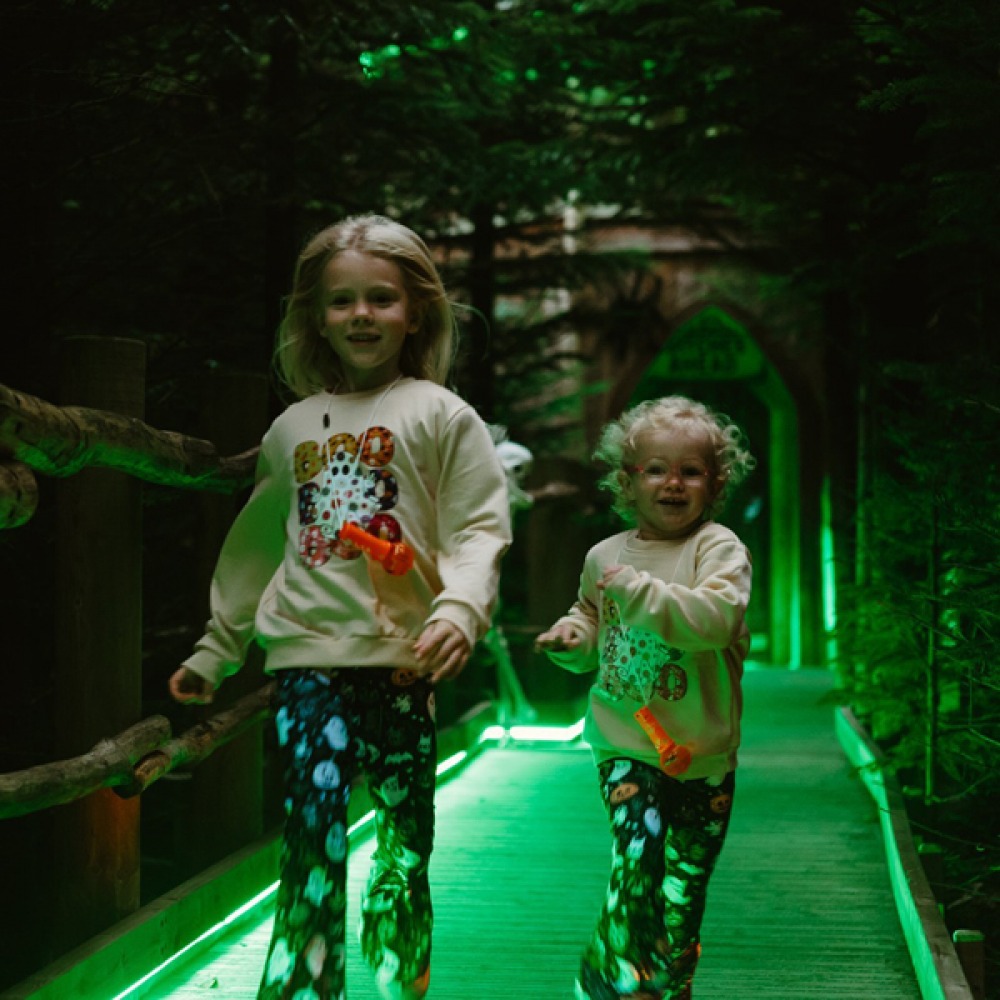 Children running at The Plotters’ Forest