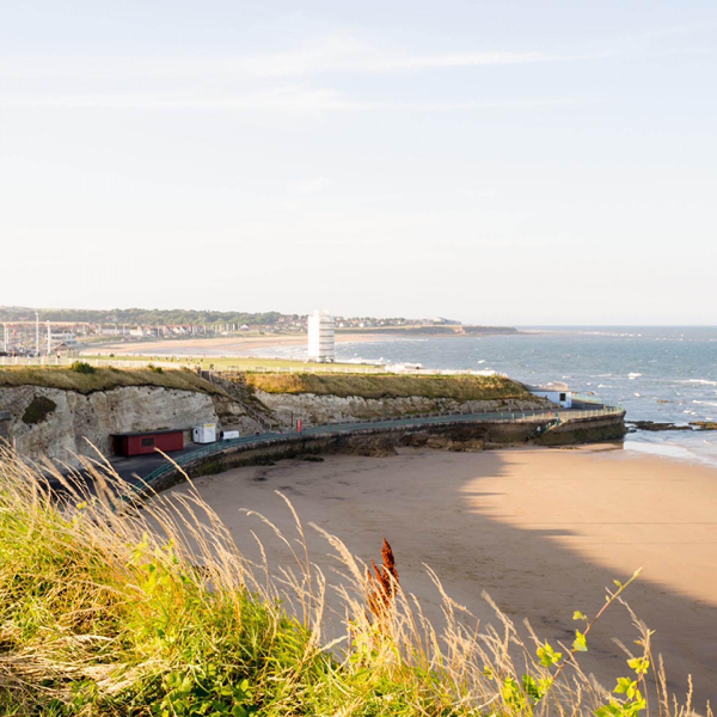 view over a Roker Beach