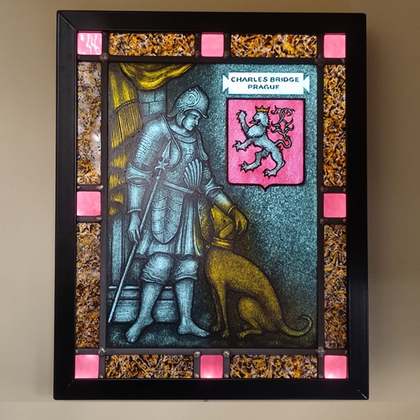 A Private Stained Glass Frame Example