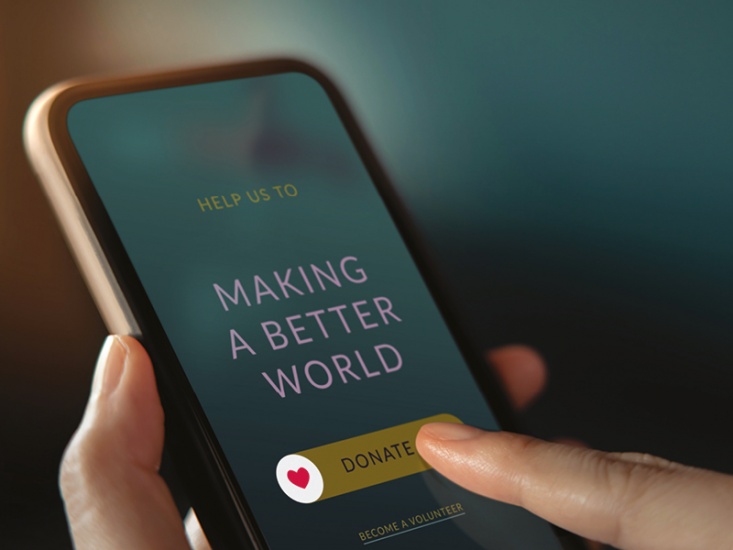 phone app for donating money