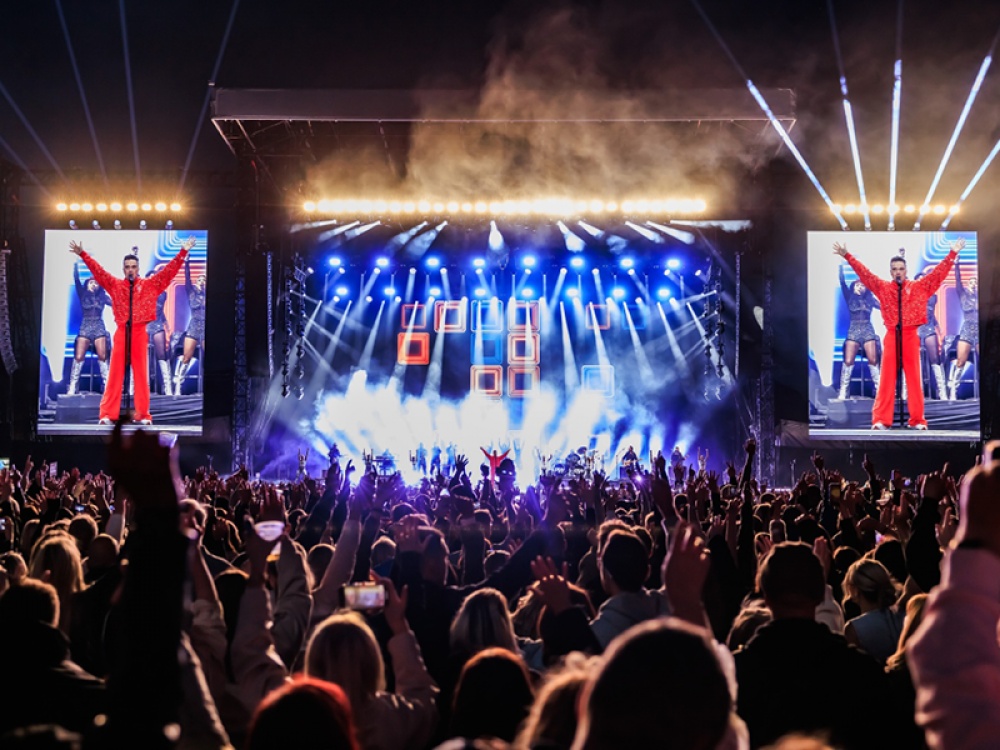festival stage