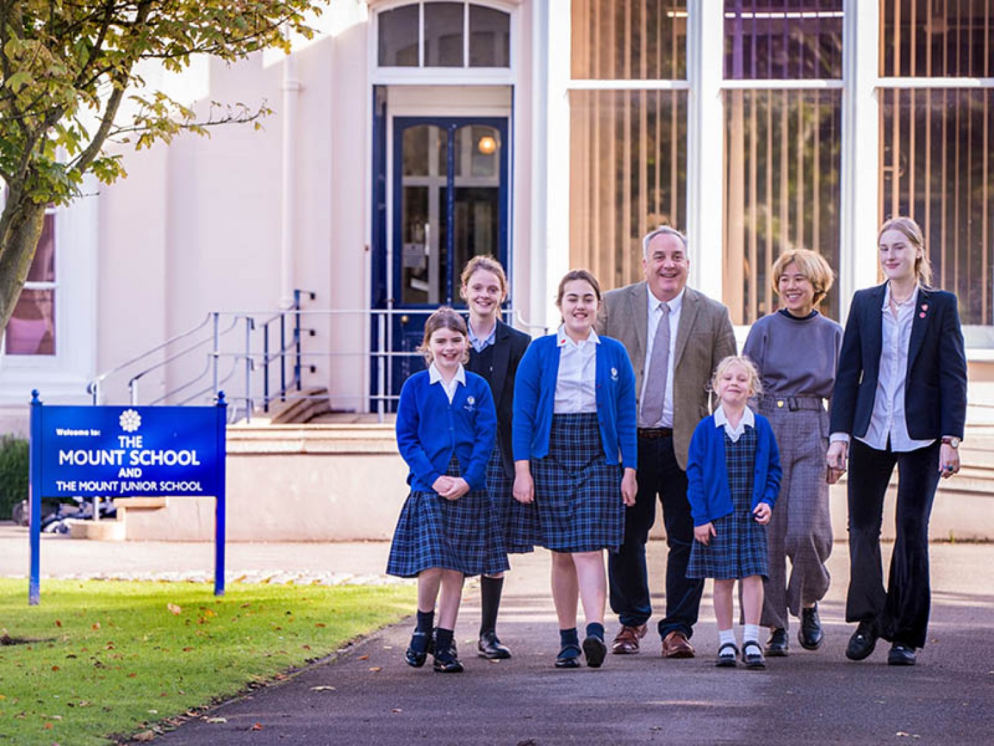 group of school pupils