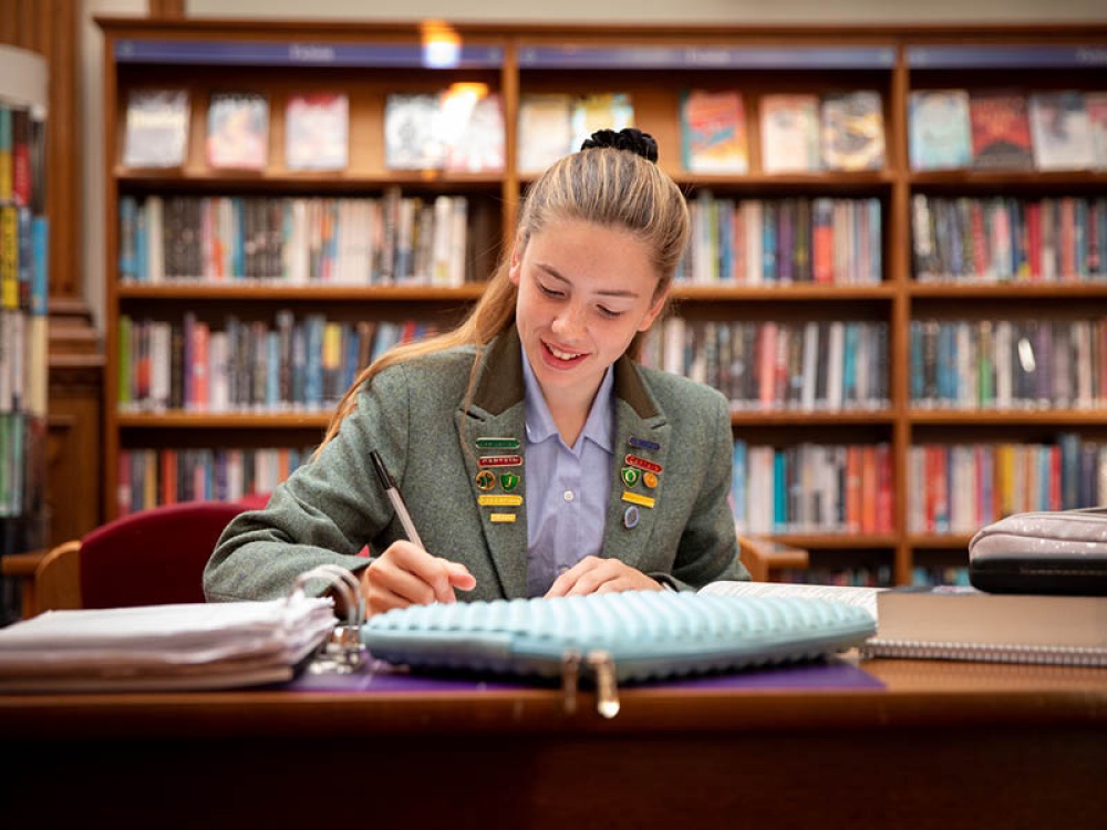 girl at school