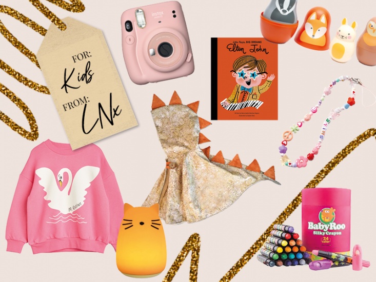 kids christmas gifts collage