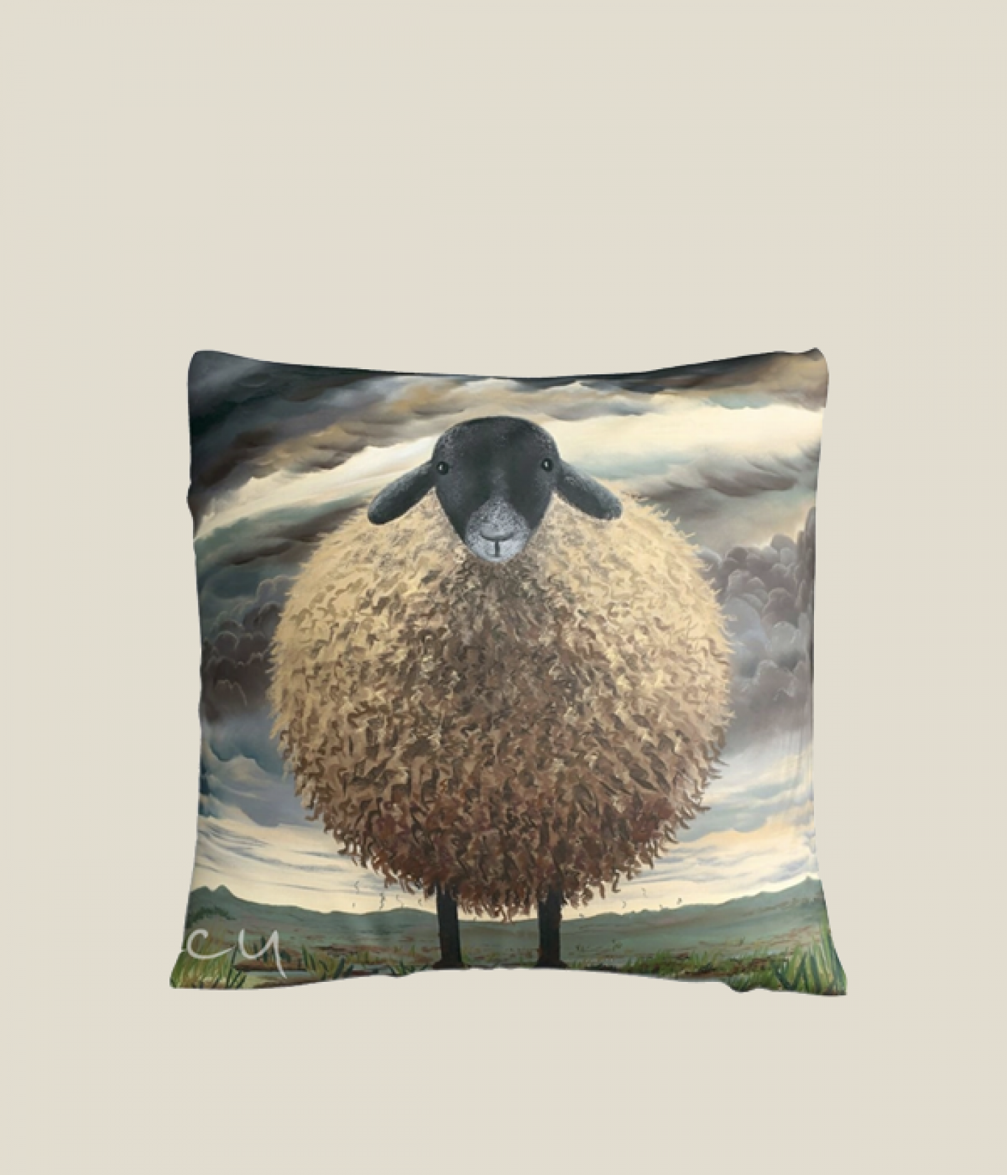 Shaggy Sheep cushion