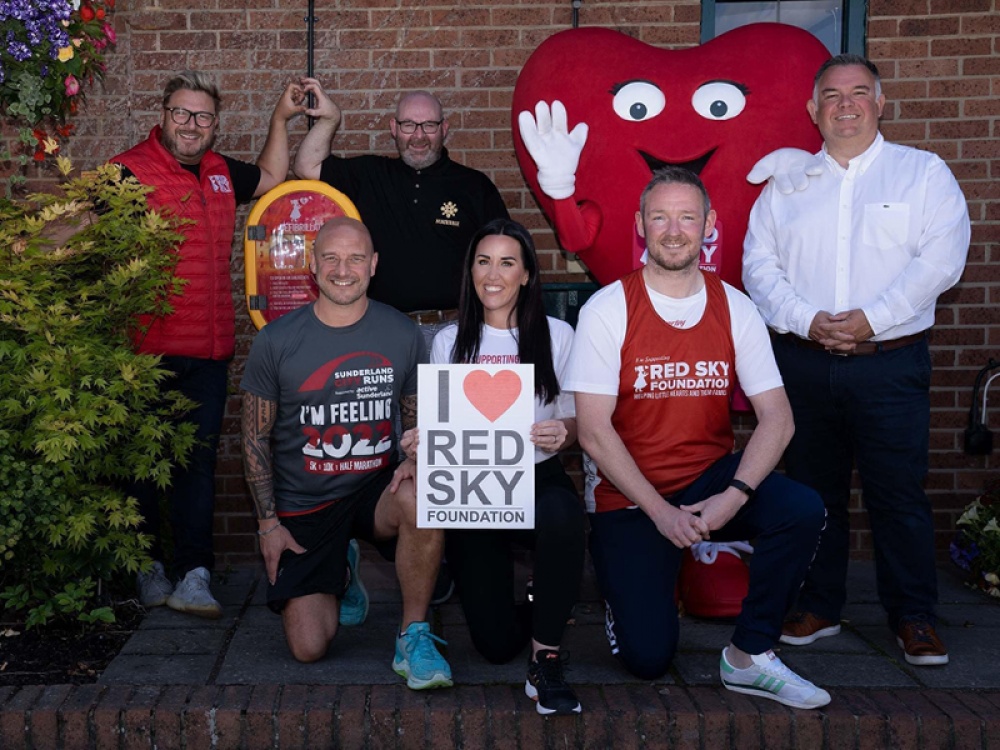 red sky foundation team raising money for charity