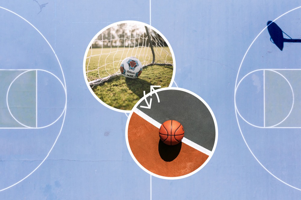 If you play… Football try basketball