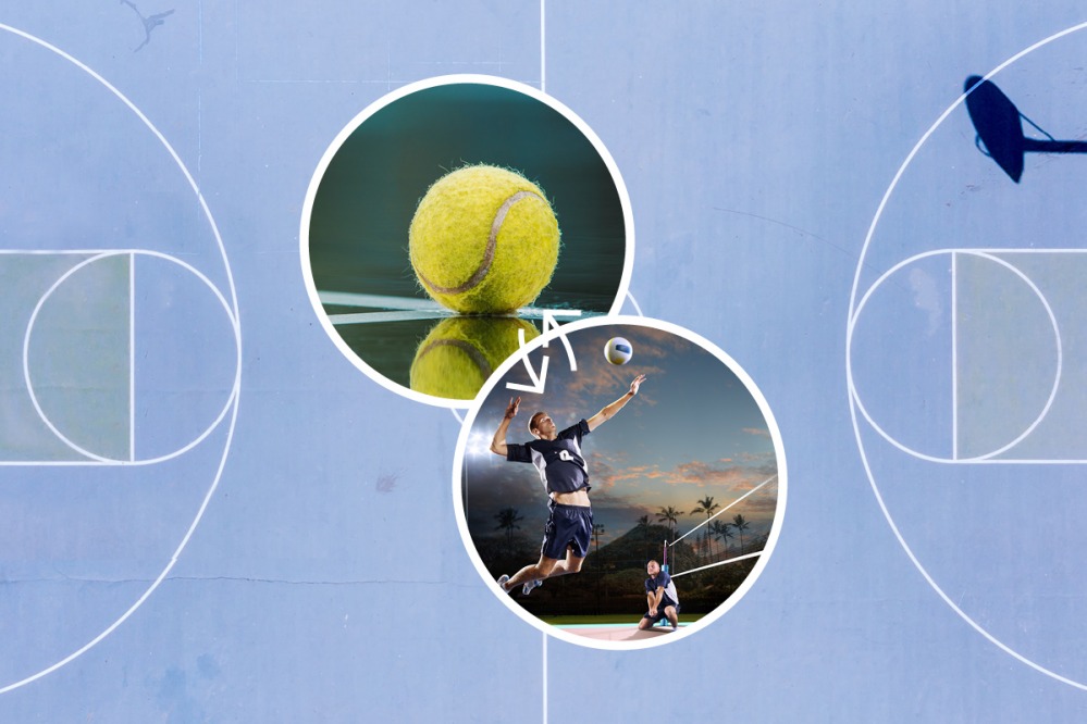 Tennis Volleyball