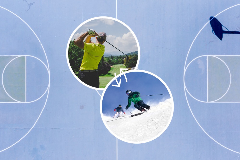 Golf Skiing