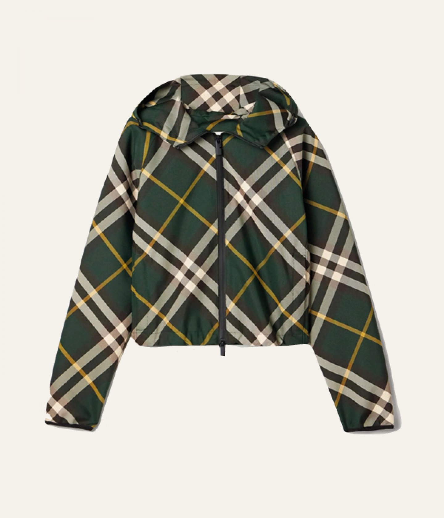 Twill cropped jacket