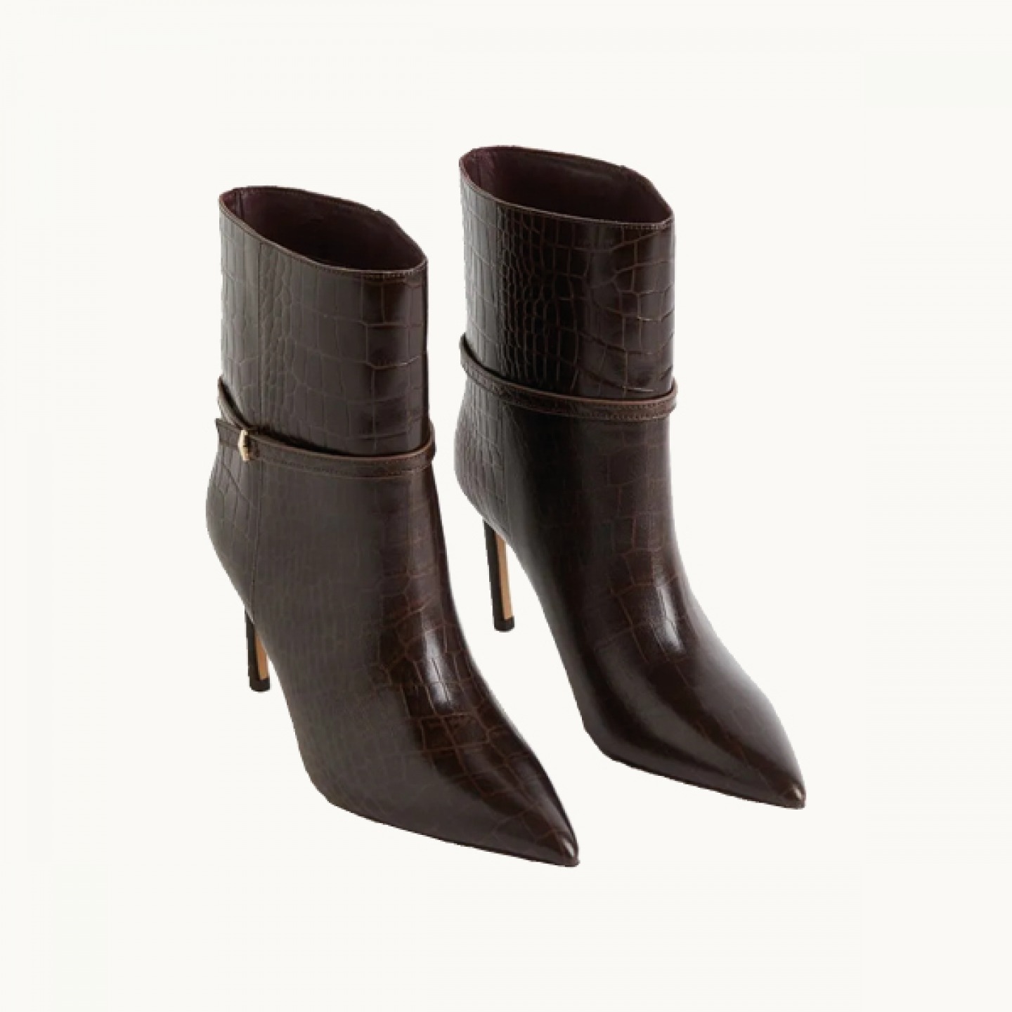Heeled ankle boot
