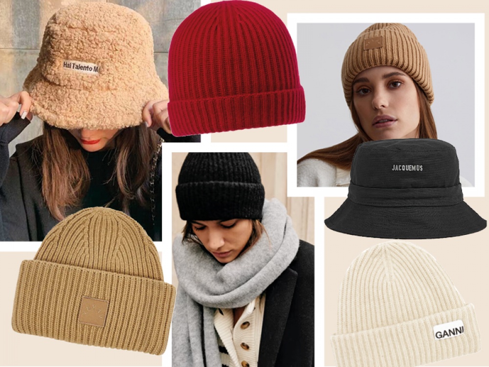 models wearing hats
