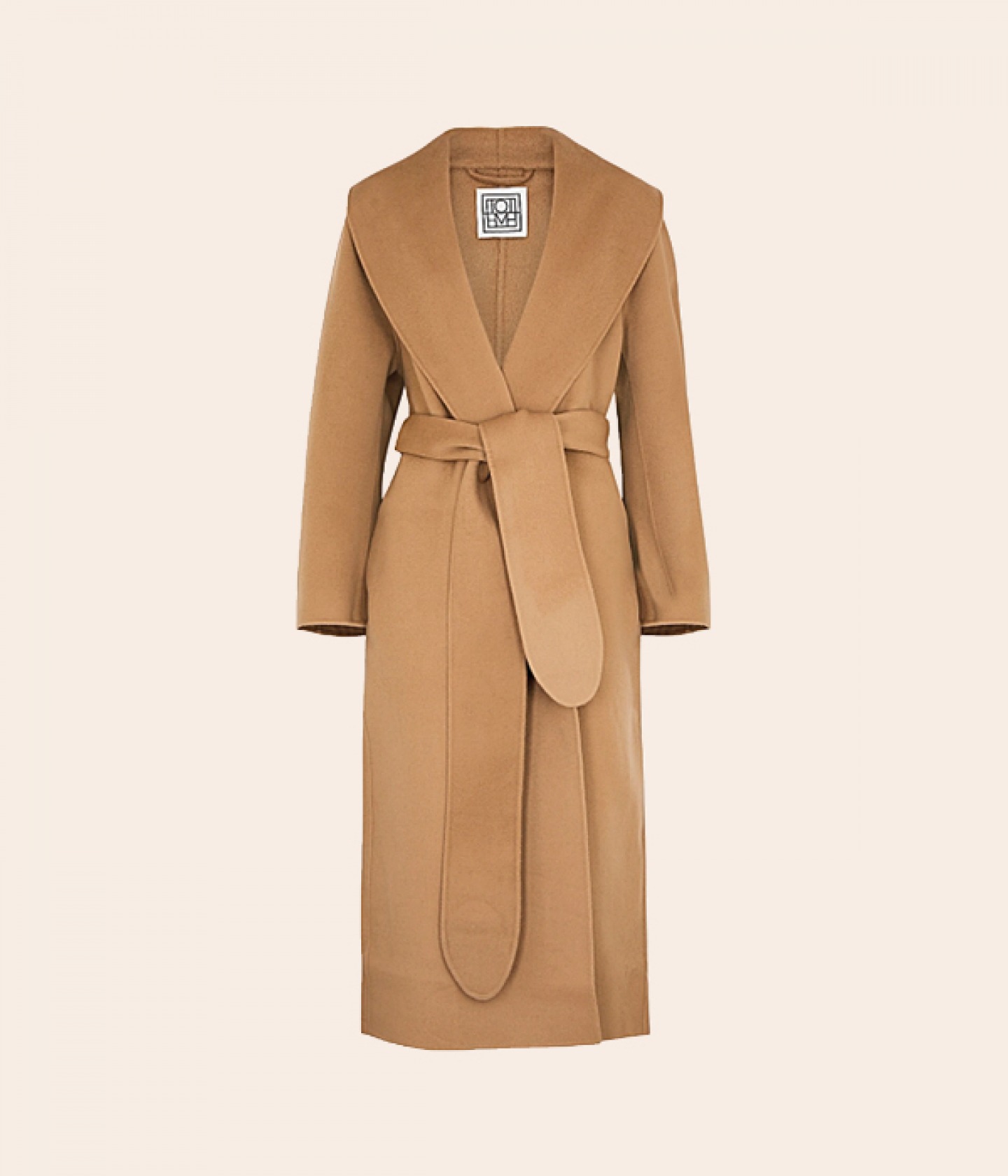 Belted wrap coat