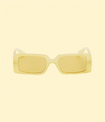 pale yellow sunglasses