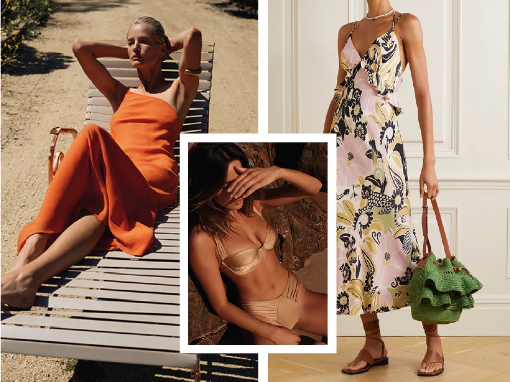 models wearing summer clothes