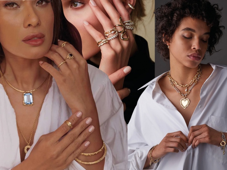 models wearing jewellery