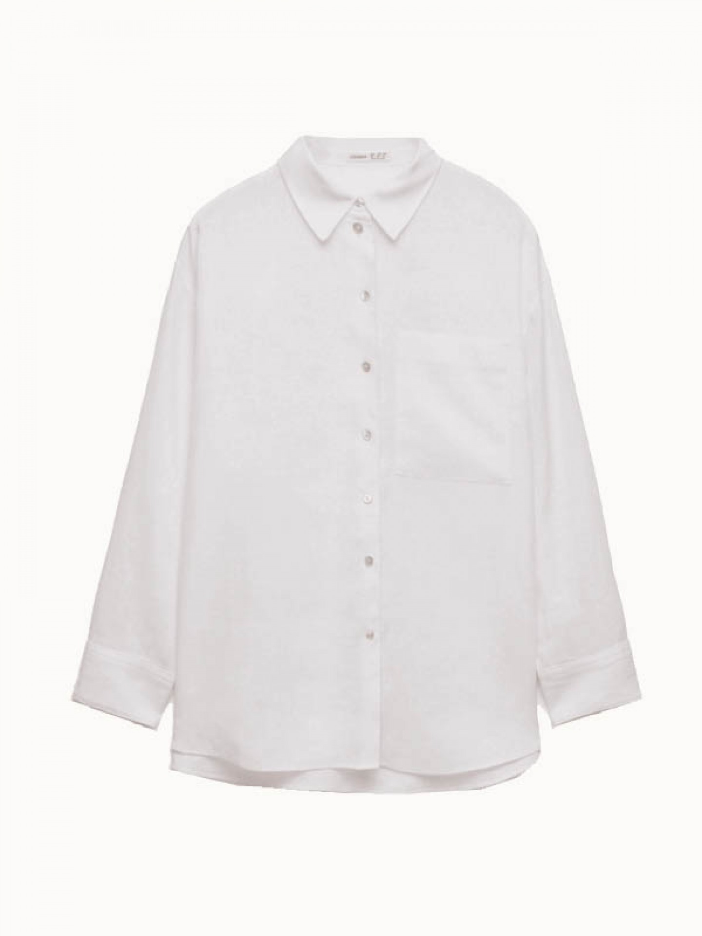 White linen shirt