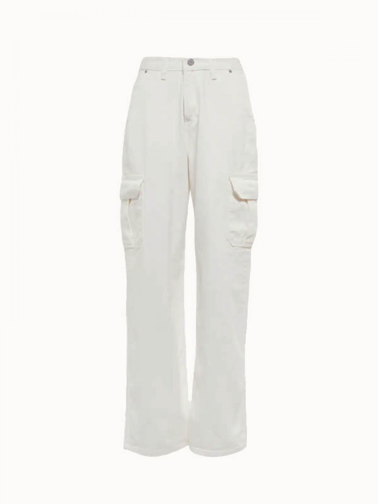 White cargo pants