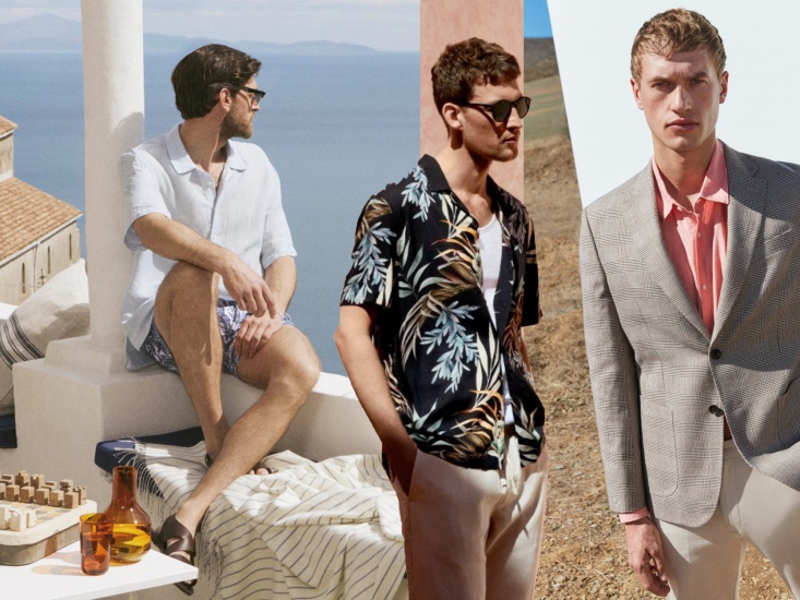 male models in summer clothing