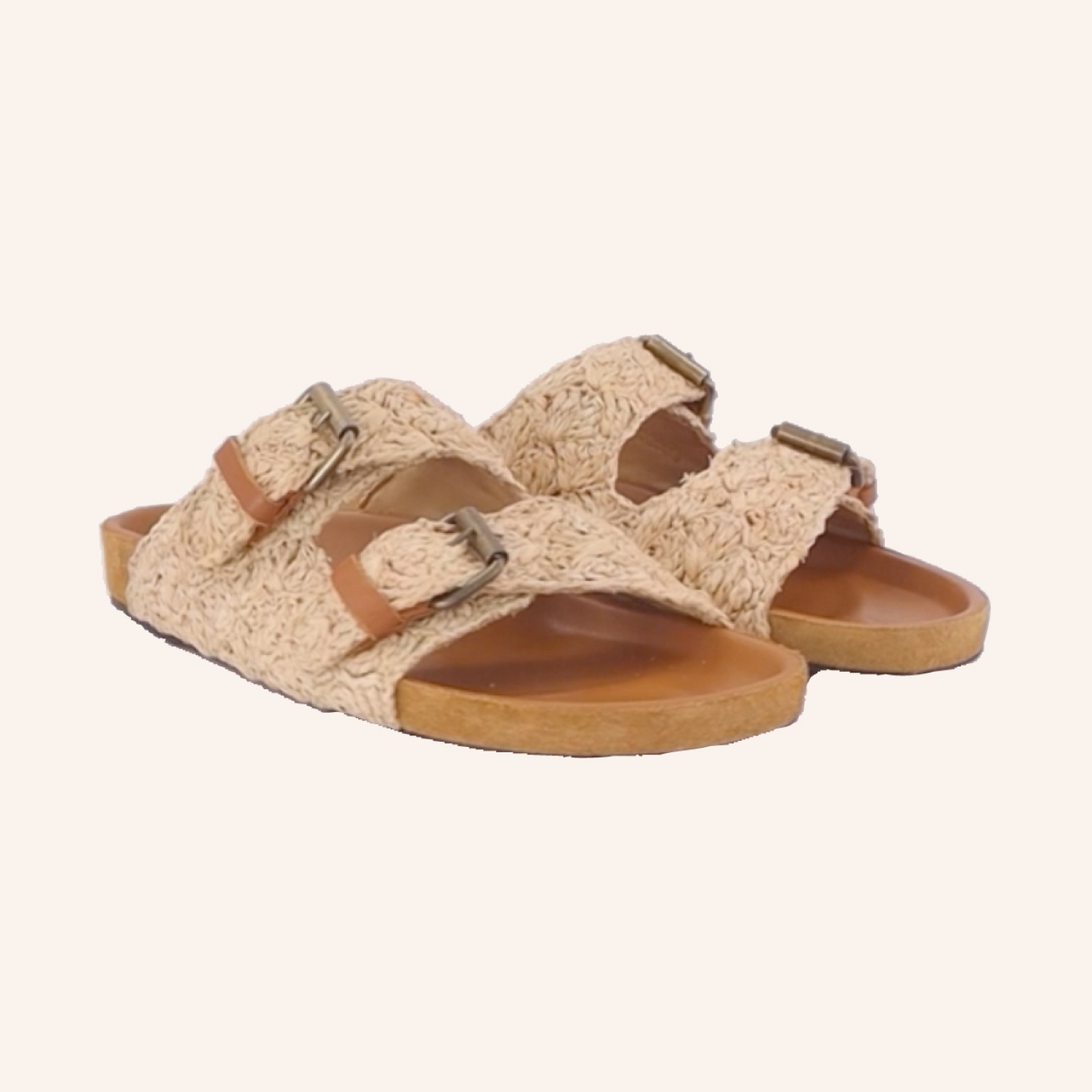 Leather sliders