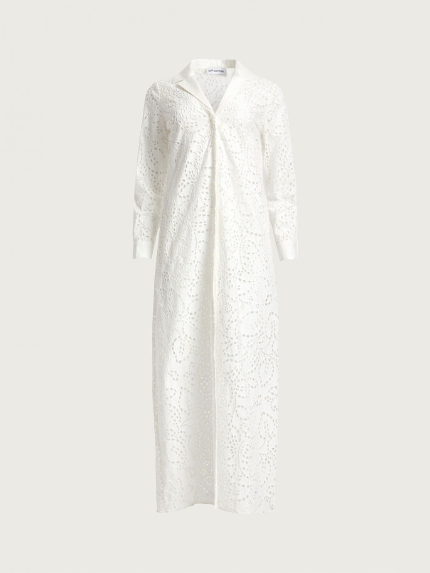 Broderie shirt dress