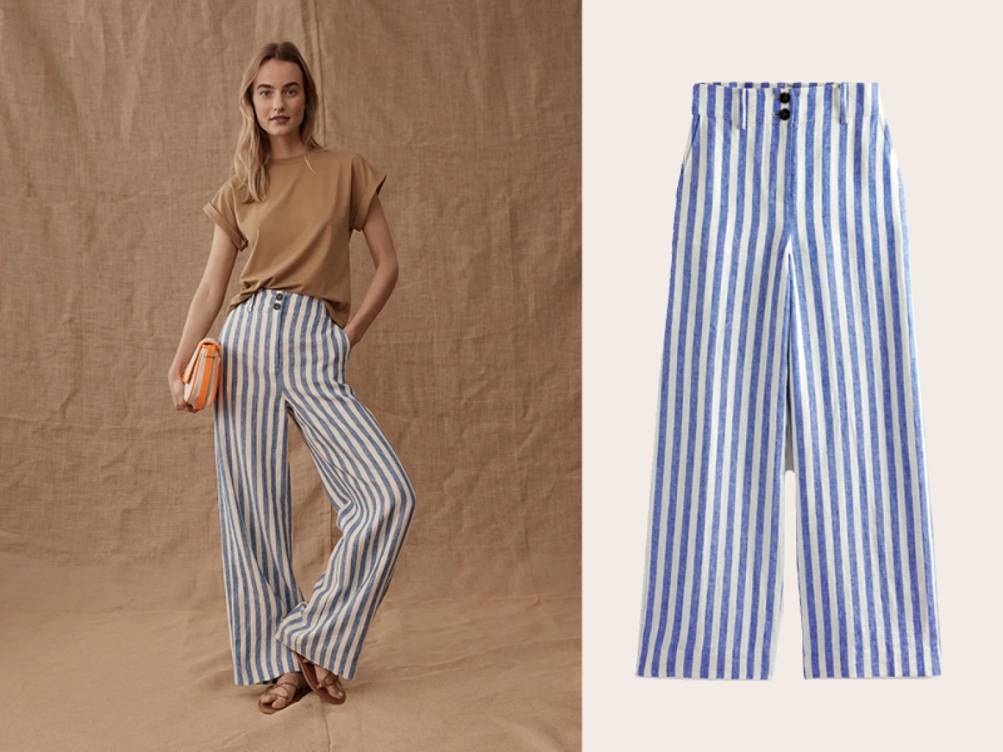 Highbury linen trousers