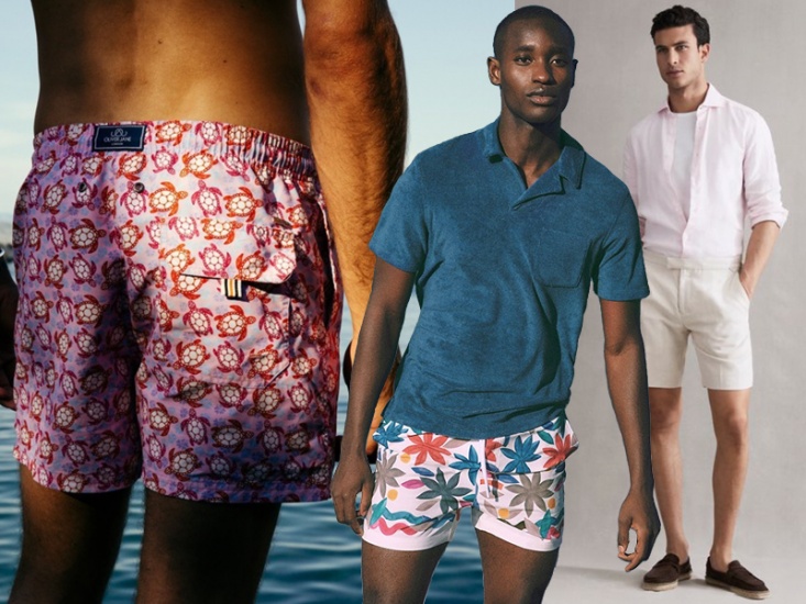 man wearing summer clothes