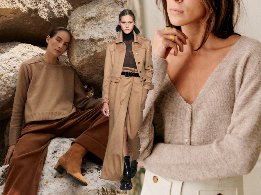 models wearing neutral beige colours