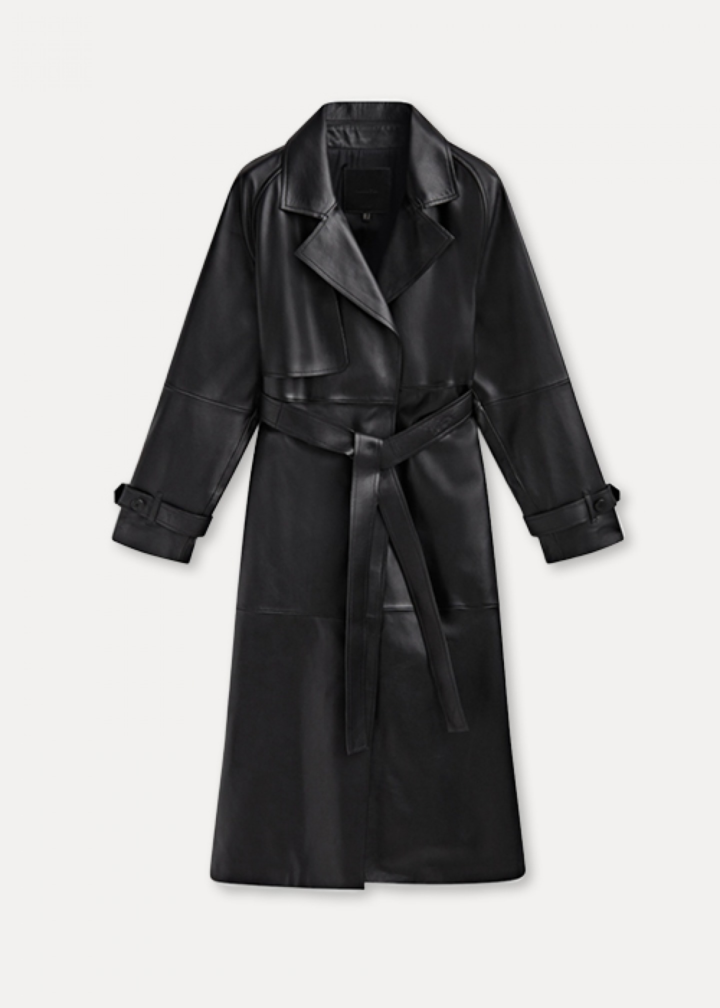 Leather trench