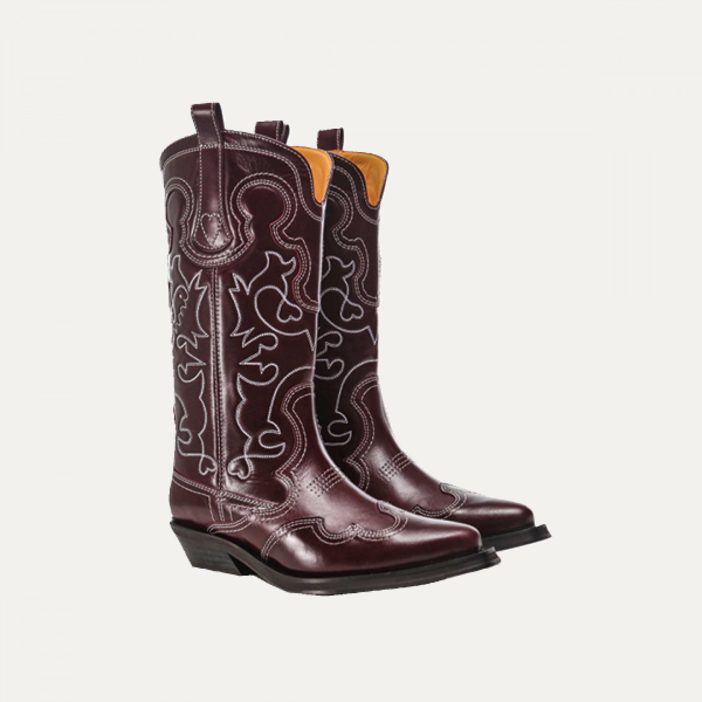 Embroidered Western boots