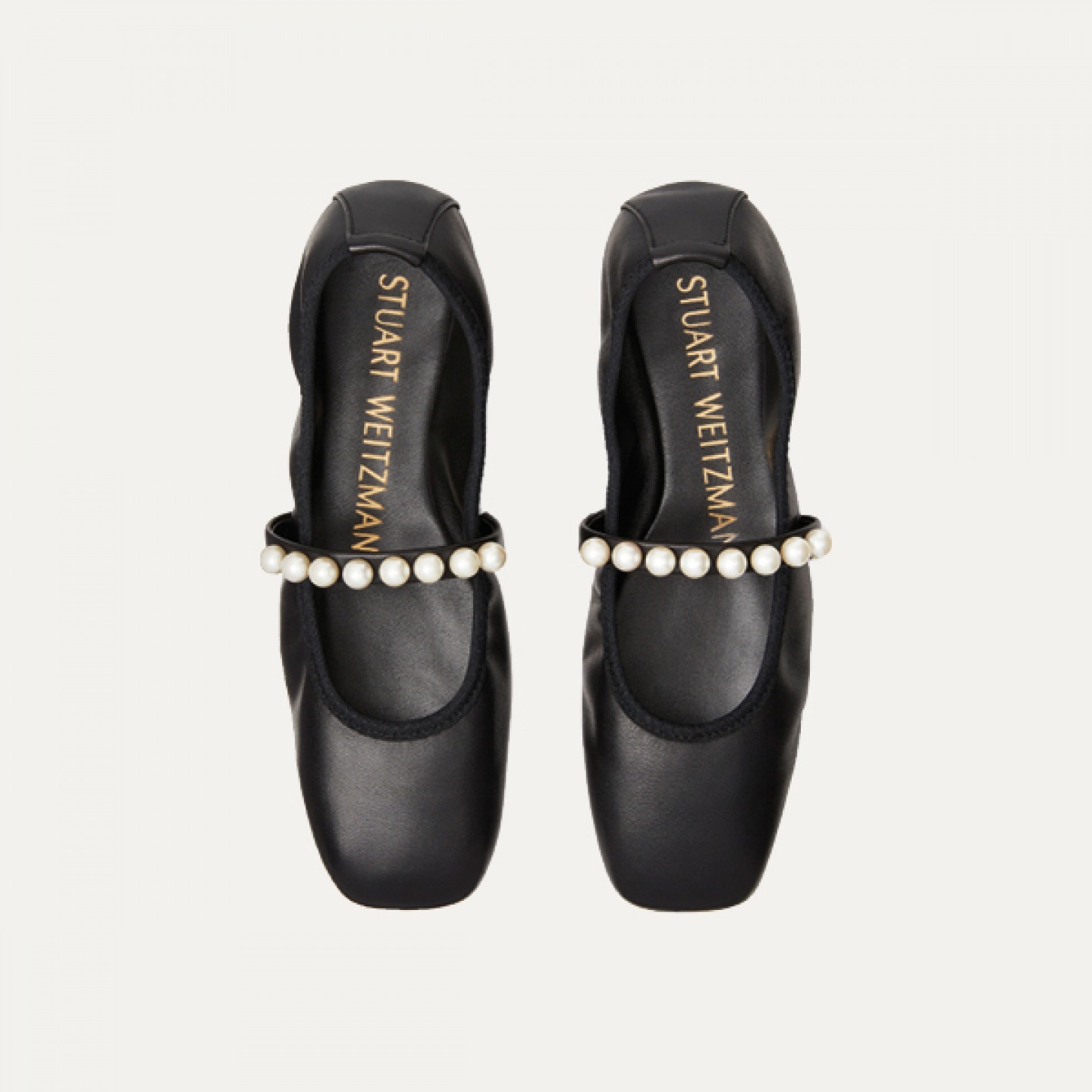 Goldie pearl ballerina pumps