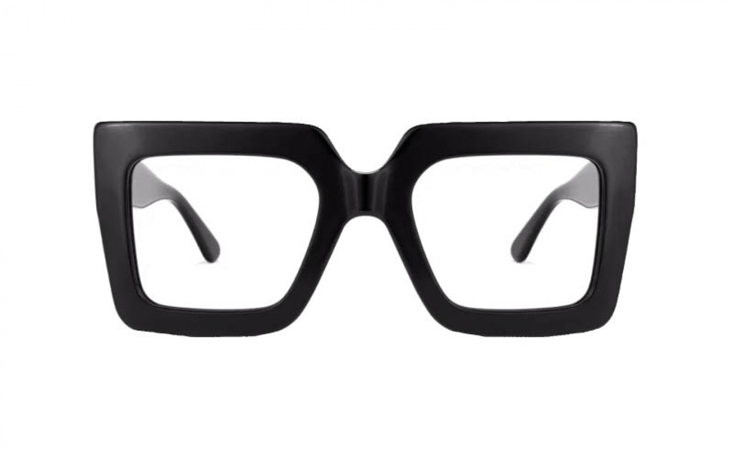 Dark square frame reading glasses