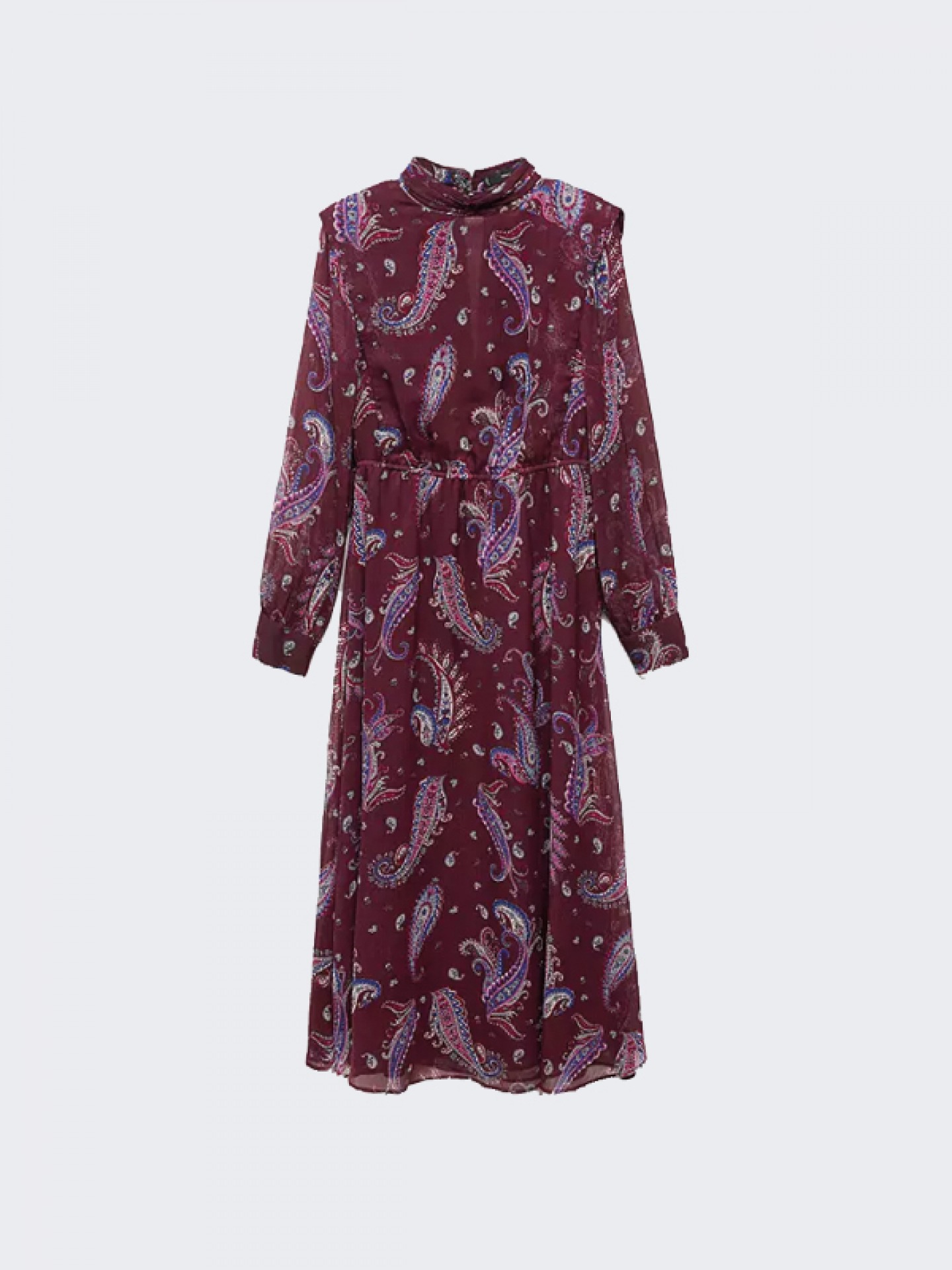 Paisley print dress