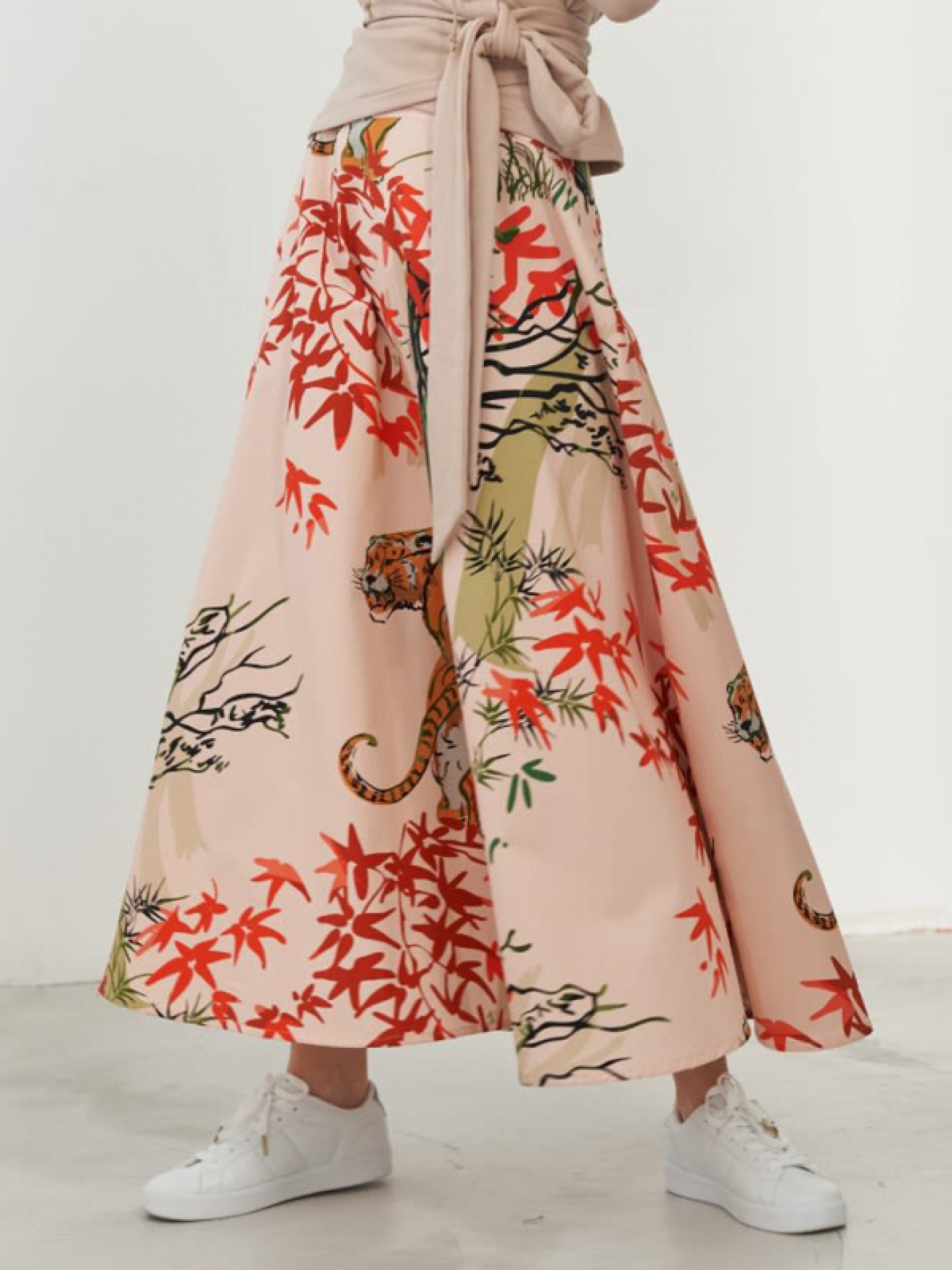 Tiger print maxi