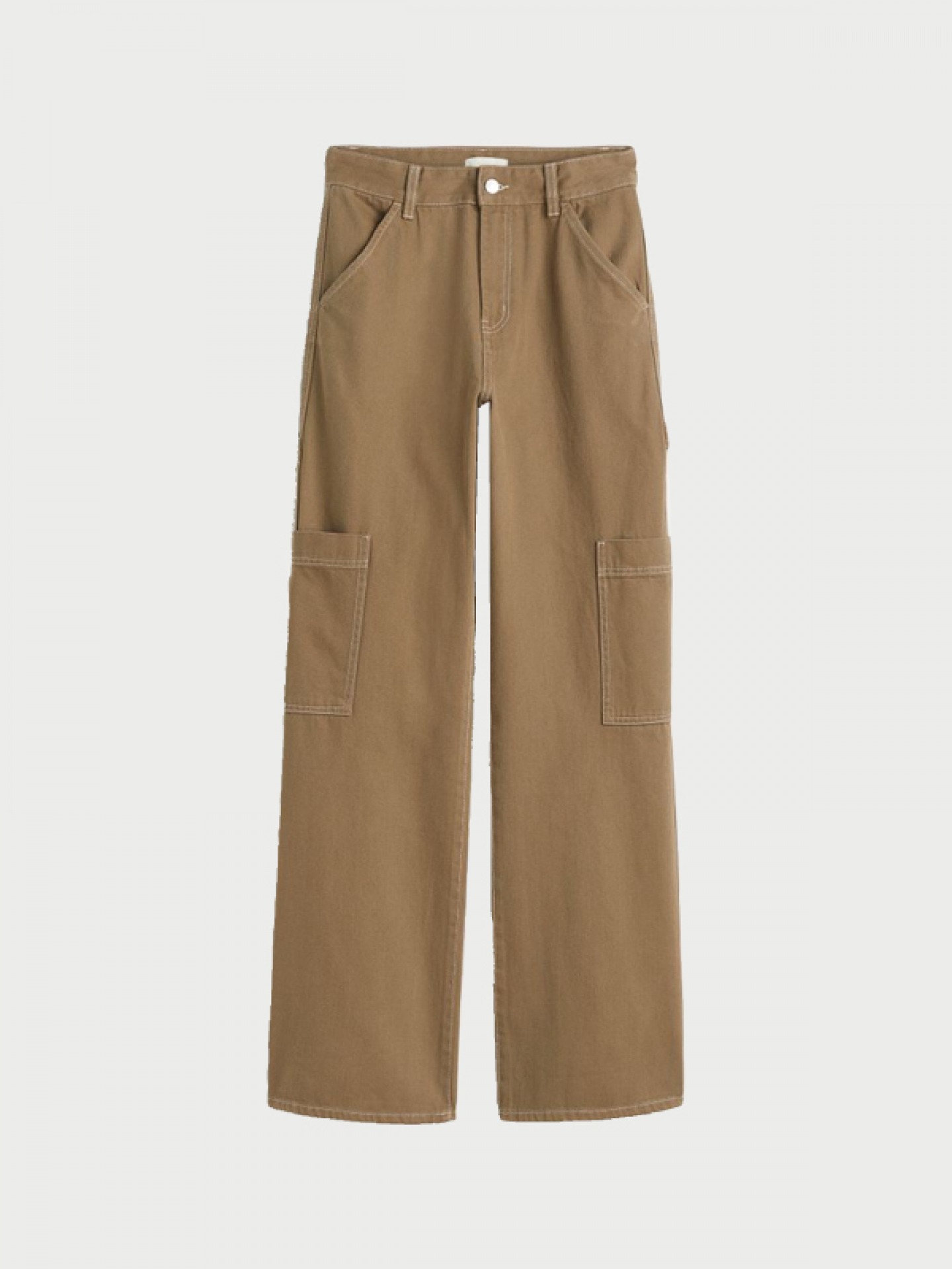 High-waisted cargo pants