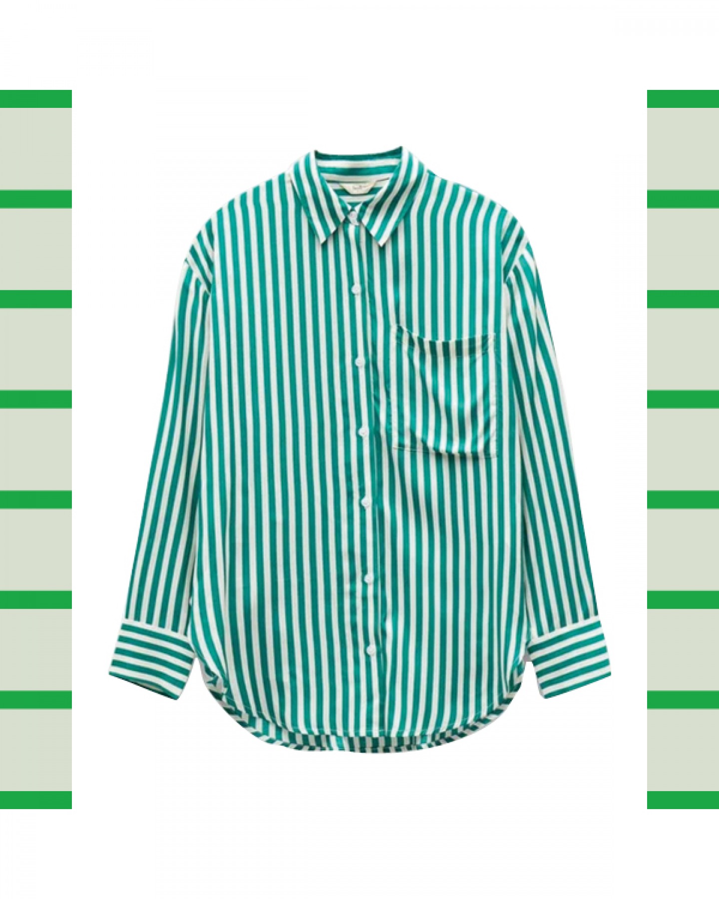 Fluid stripe shirt