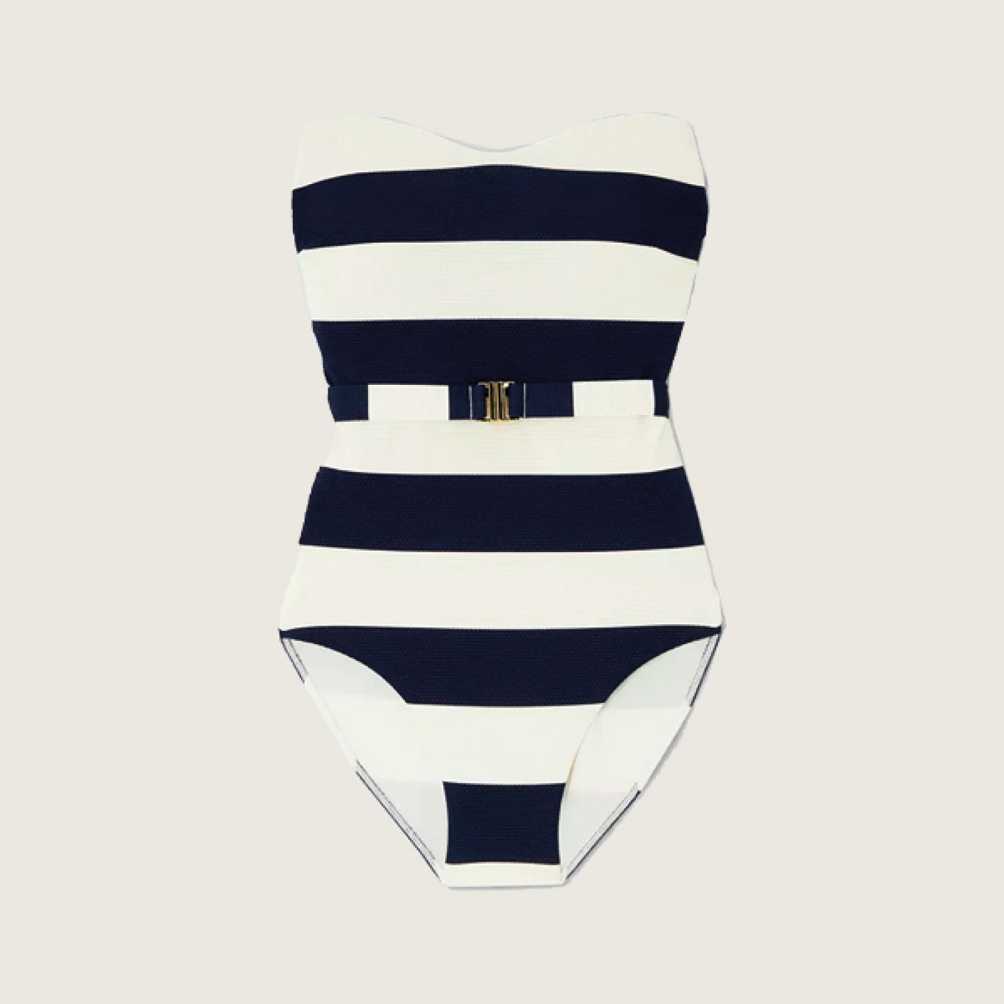 Hello Sailor striped swimsuit