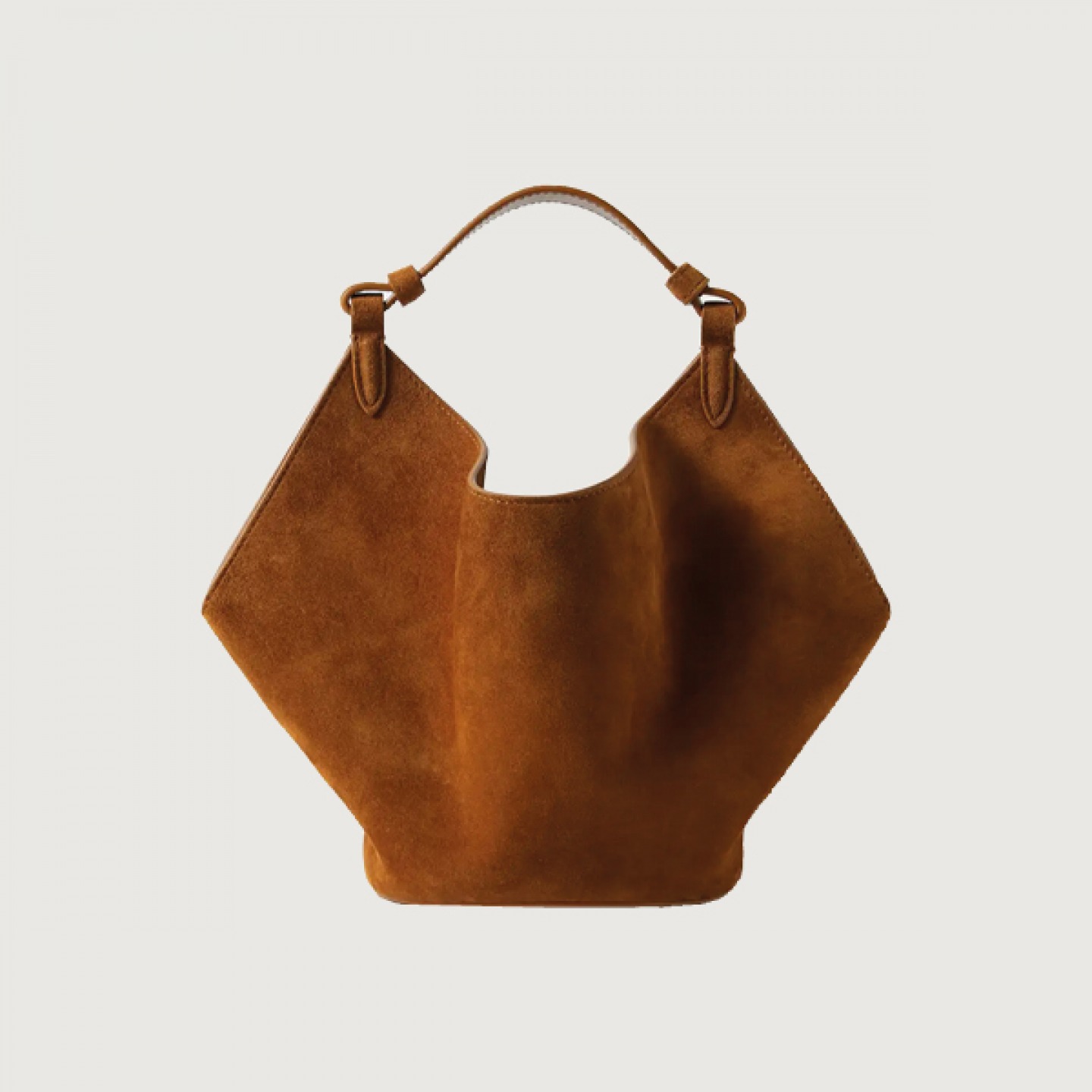 Lotus suede bag