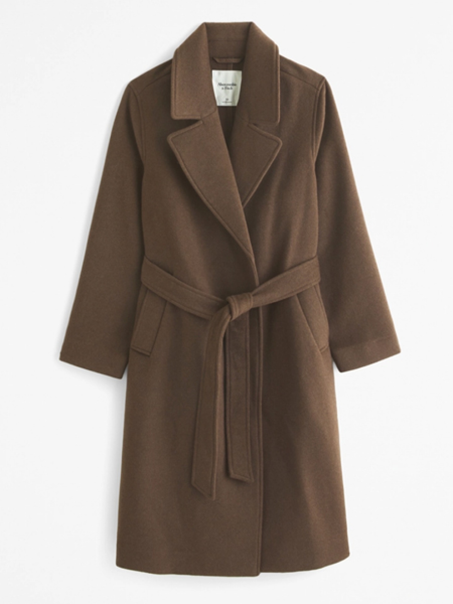 Wool belted coat