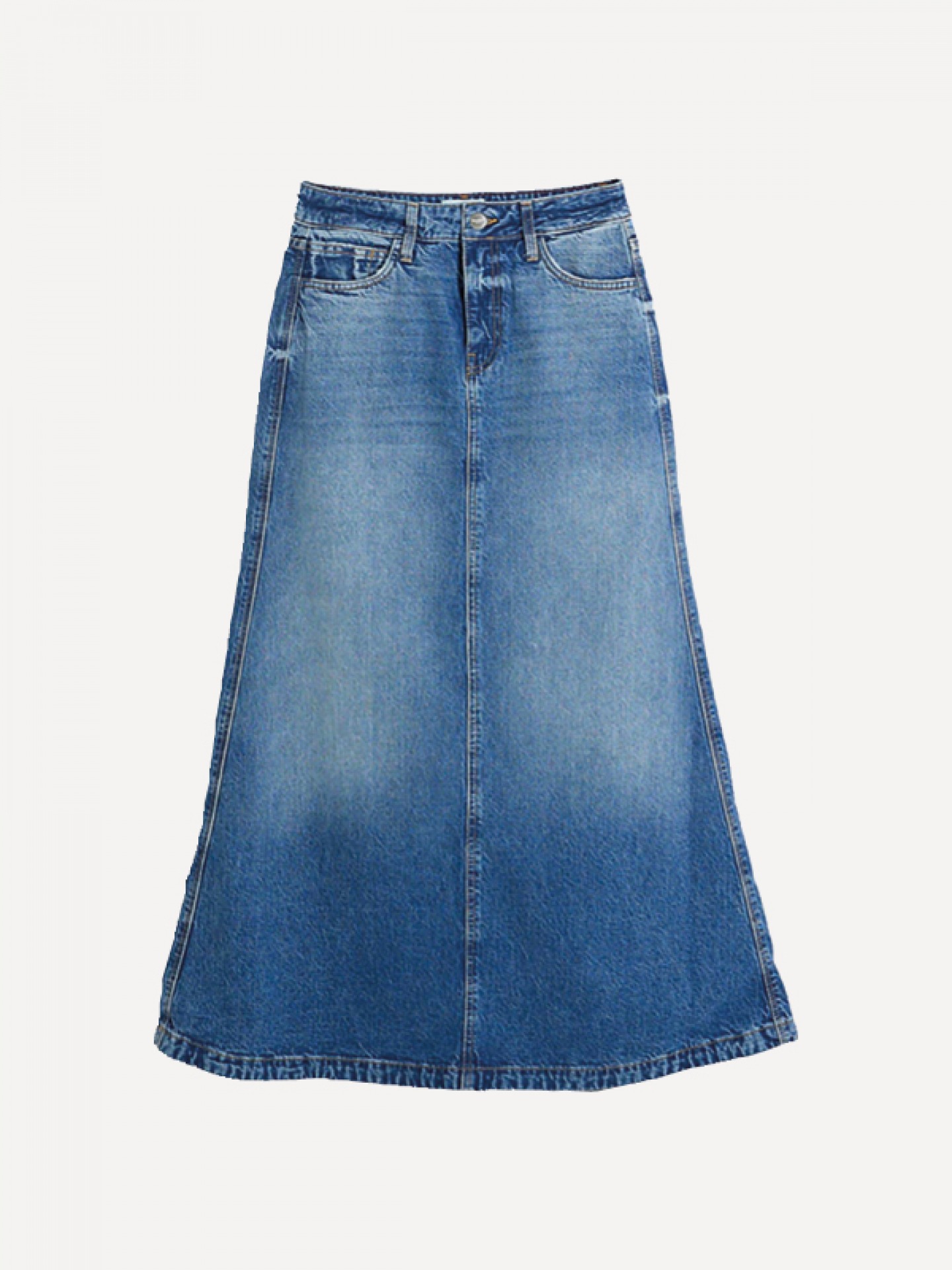 Denim Maxi skirt