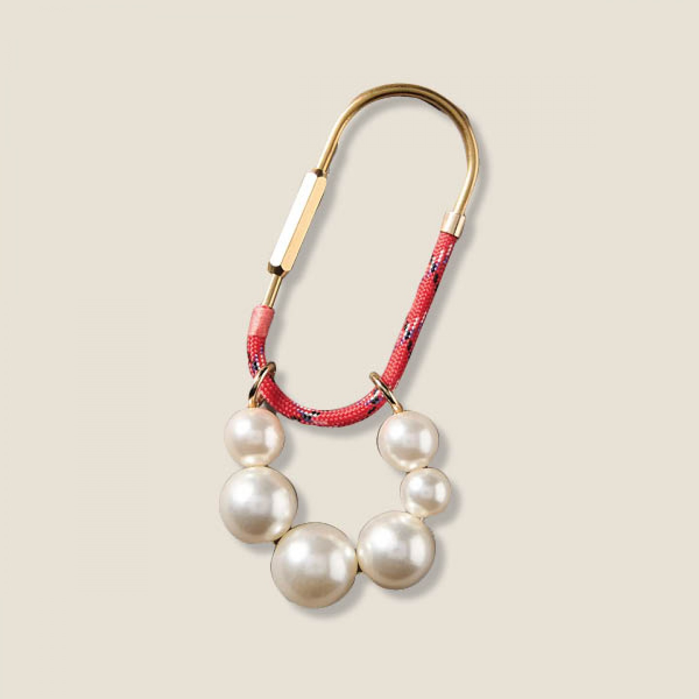 Pearl bag charm
